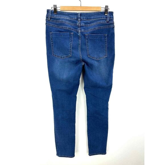 Free People Blue Jeans Flat Front Pockets Denim Women's Size 31 - Picture 2 of 9